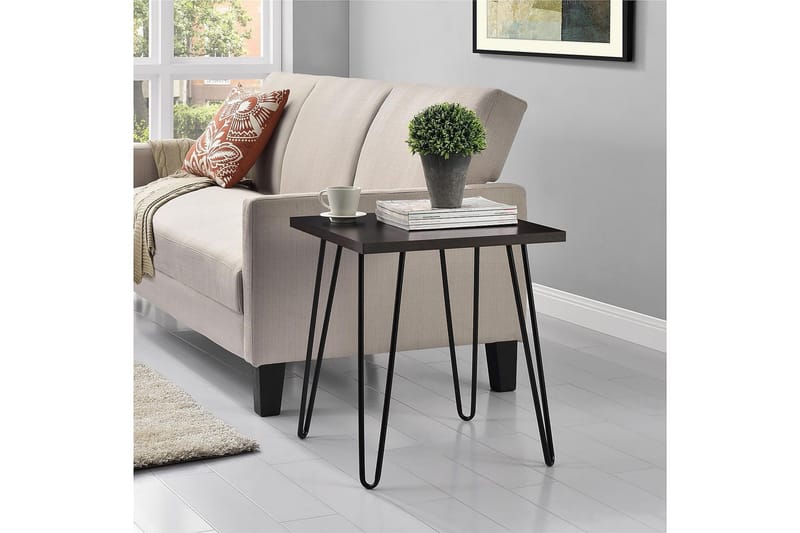 Owen Sidebord 50 cm Espresso - Dorel Home - Møbler - Borde - Aflastningsbord - Lampebord