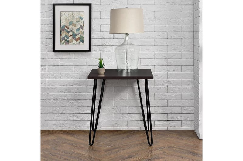 Owen Sidebord 50 cm Espresso - Dorel Home - Bakkebord & små borde - Lampebord