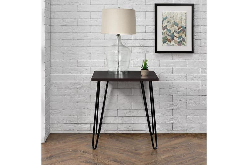 Owen Sidebord 50 cm Espresso - Dorel Home - Møbler - Borde - Aflastningsbord - Lampebord
