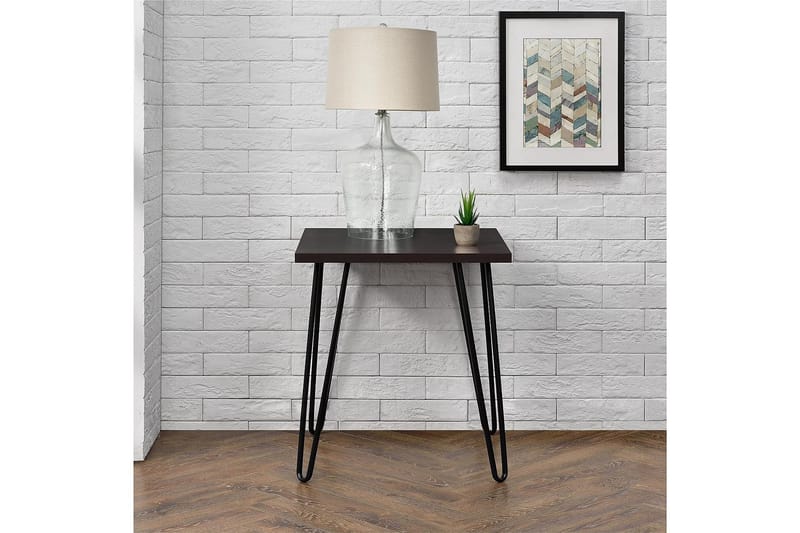 Owen Sidebord 50 cm Espresso - Dorel Home - Bakkebord & små borde - Lampebord