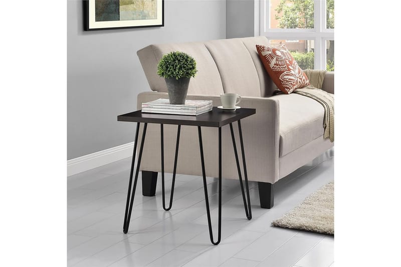 Owen Sidebord 50 cm Espresso - Dorel Home - Møbler - Borde - Aflastningsbord - Lampebord