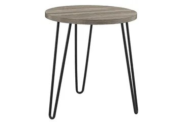 Owen Sidebord 50 cm Grå - Dorel Home - Møbler - Borde - Aflastningsbord - Lampebord