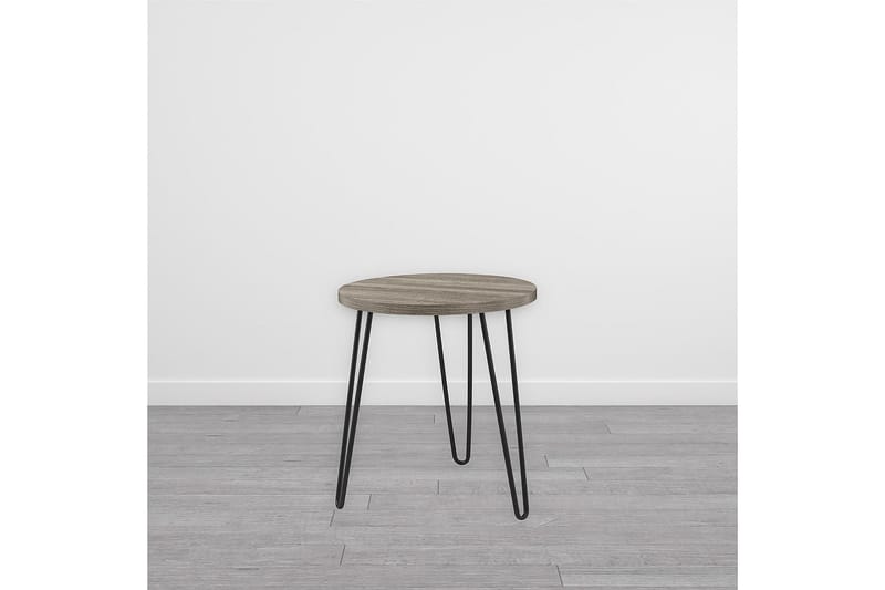 Owen Sidebord 50 cm Grå - Dorel Home - Møbler - Borde - Aflastningsbord - Lampebord