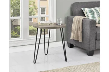 Owen Sidebord 50 cm Grå - Dorel Home - Møbler - Borde - Aflastningsbord - Lampebord