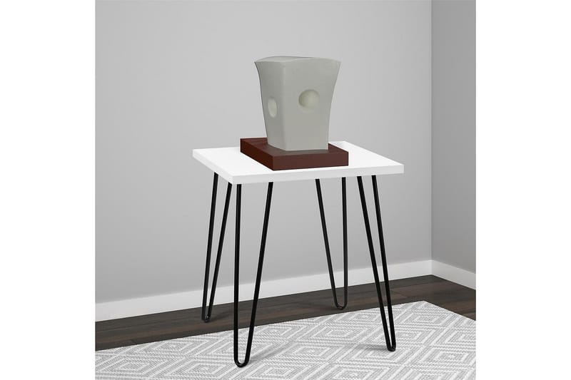 Owen Sidebord 50 cm Hvid - Dorel Home - Møbler - Borde - Aflastningsbord - Lampebord