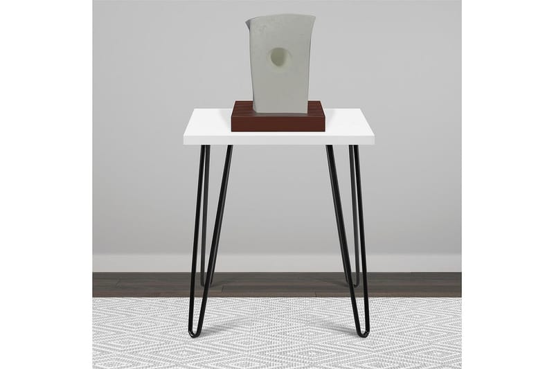 Owen Sidebord 50 cm Hvid - Dorel Home - Møbler - Borde - Aflastningsbord - Lampebord