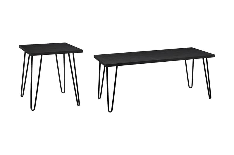Owen Sidebord 50 cm Sort - Dorel Home - Møbler - Borde - Aflastningsbord - Lampebord