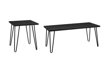 Owen Sidebord 50 cm Sort - Dorel Home - Møbler - Borde - Aflastningsbord - Lampebord