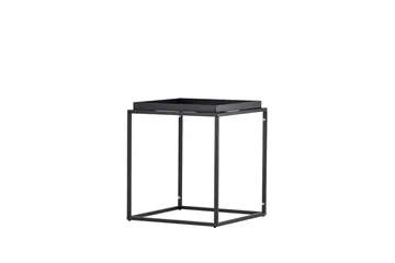 Porto sidebord, 45x45 cm - svart - Møbler - Borde - Aflastningsbord - Lampebord