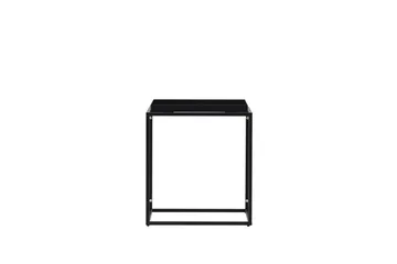 Porto sidebord, 45x45 cm - svart - Møbler - Borde - Aflastningsbord - Lampebord