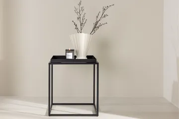 Porto sidebord, 45x45 cm - svart - Møbler - Borde - Aflastningsbord - Lampebord