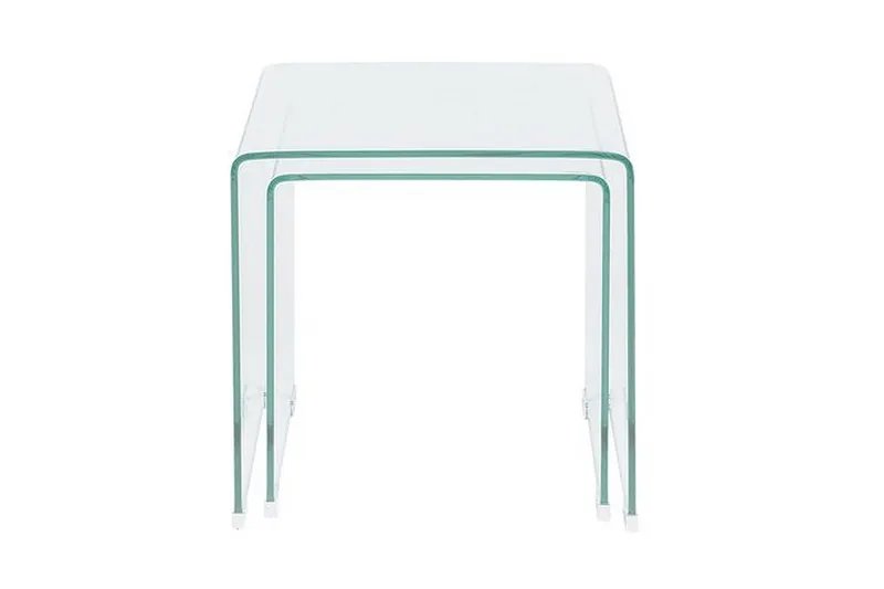 Prestina sidebord 2-stk - Gennemsigtig - Møbler - Borde - Aflastningsbord - Lampebord