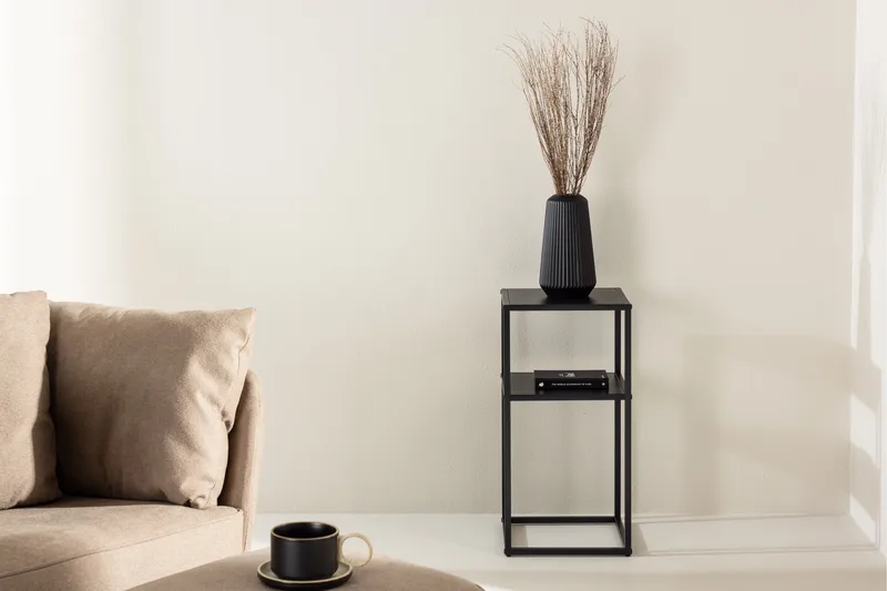 Punta Sidebord 30x30 cm - Sort - Møbler - Borde - Aflastningsbord - Lampebord