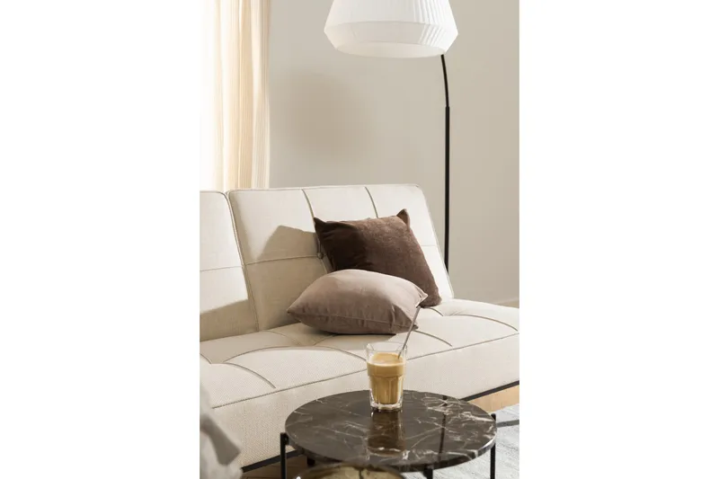 Sakchan Sidebord 42 cm Rund - Brun - Møbler - Borde - Aflastningsbord - Lampebord