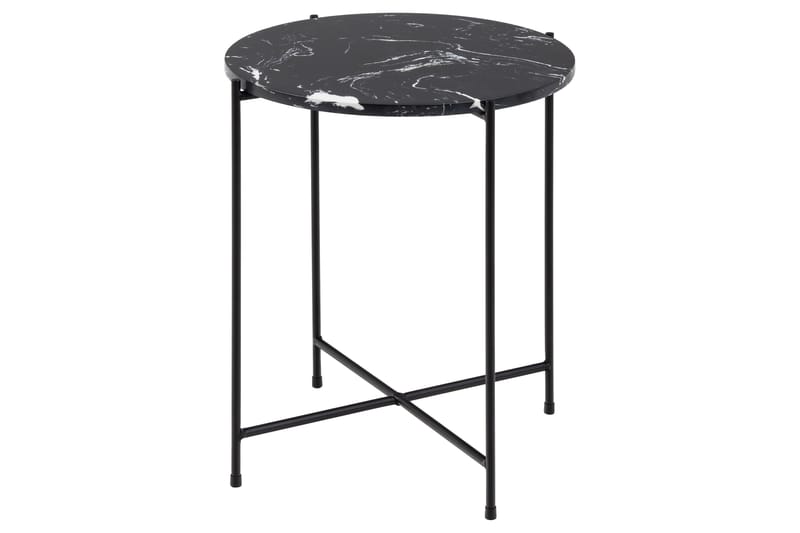 Sakchan Sidebord 42 cm Rund - Sort - Møbler - Borde - Aflastningsbord - Lampebord