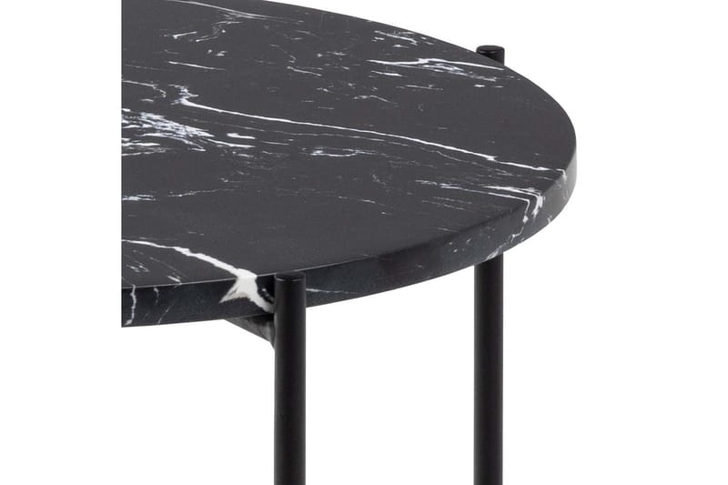 Sakchan Sidebord 42 cm Rund - Sort - Møbler - Borde - Aflastningsbord - Lampebord