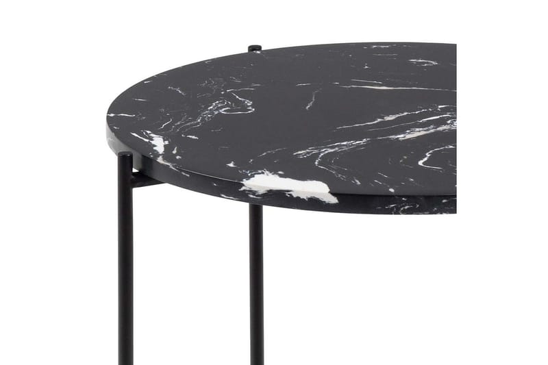 Sakchan Sidebord 42 cm Rund - Sort - Møbler - Borde - Aflastningsbord - Lampebord