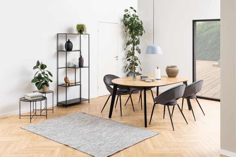 Sakchan Sidebord 52 cm Rund - Sort - Møbler - Borde - Aflastningsbord - Lampebord