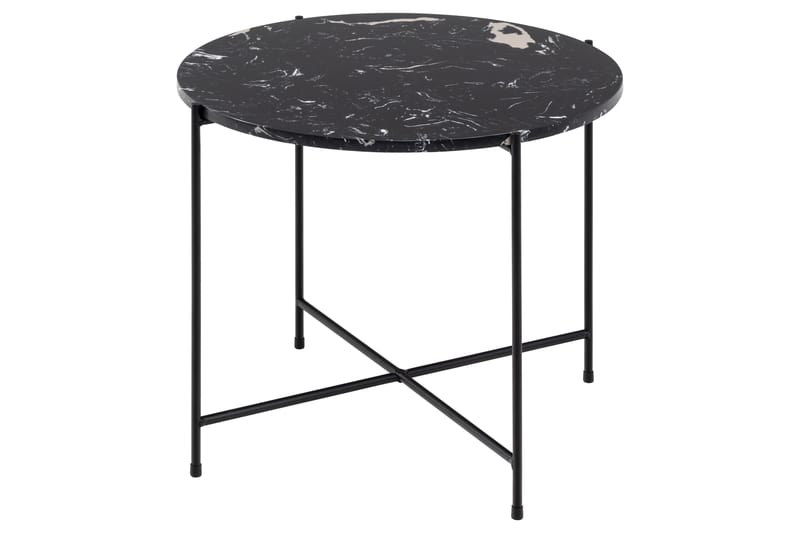 Sakchan Sidebord 52 cm Rund - Sort - Møbler - Borde - Aflastningsbord - Lampebord