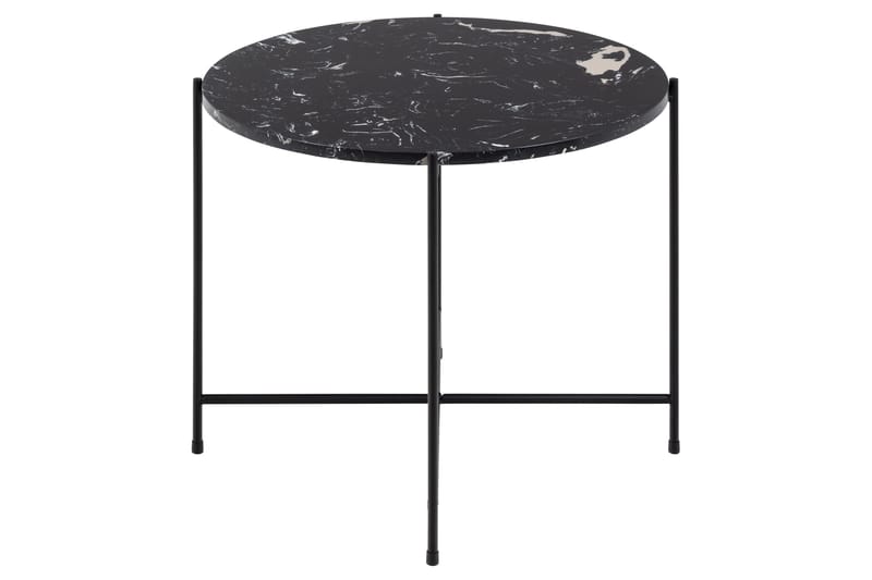 Sakchan Sidebord 52 cm Rund - Sort - Møbler - Borde - Aflastningsbord - Lampebord