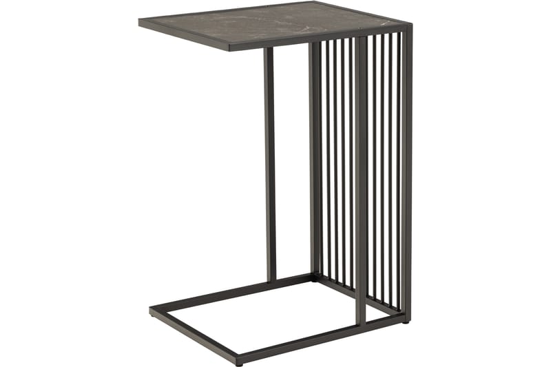Saklani Sidebord 35x35 cm - Sort - Møbler - Borde - Aflastningsbord - Lampebord
