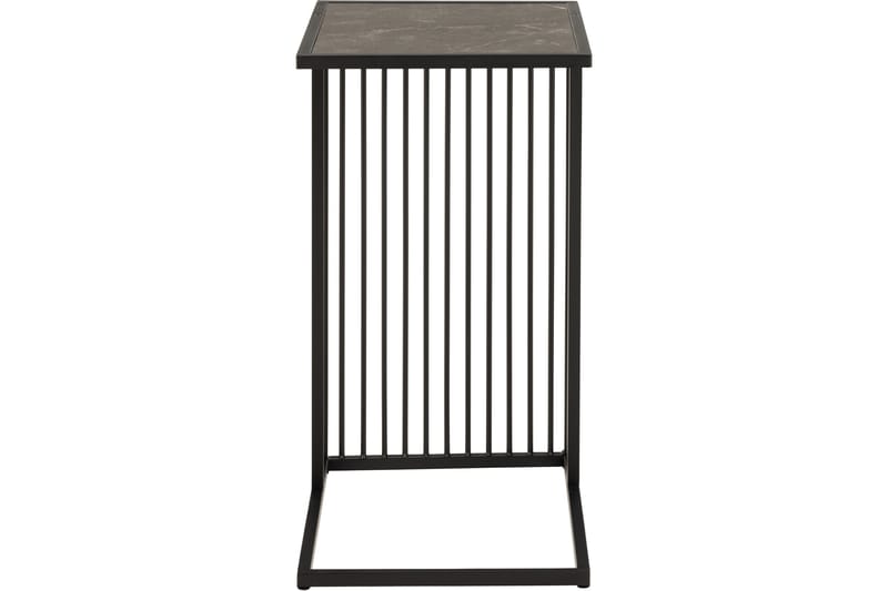 Saklani Sidebord 35x35 cm - Sort - Møbler - Borde - Aflastningsbord - Lampebord
