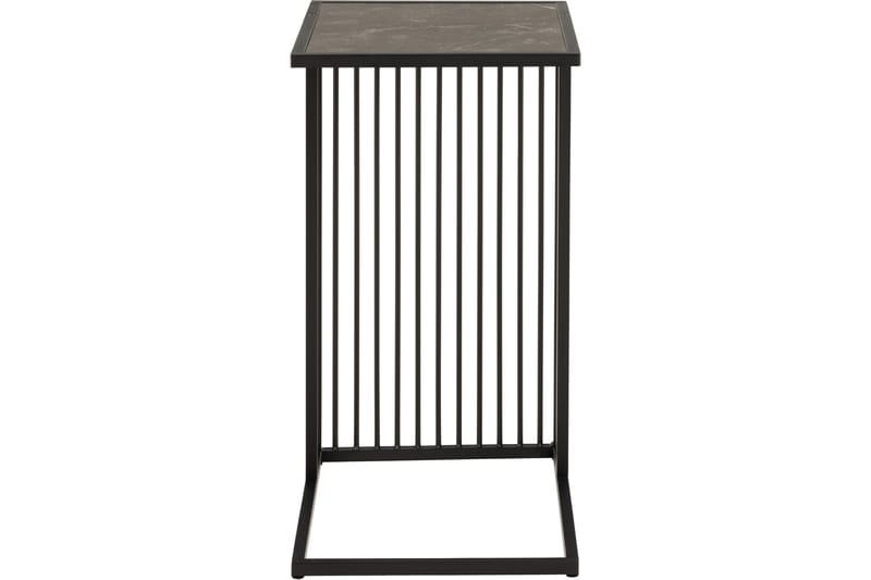 Saklani Sidebord 35x35 cm - Sort - Møbler - Borde - Aflastningsbord - Lampebord
