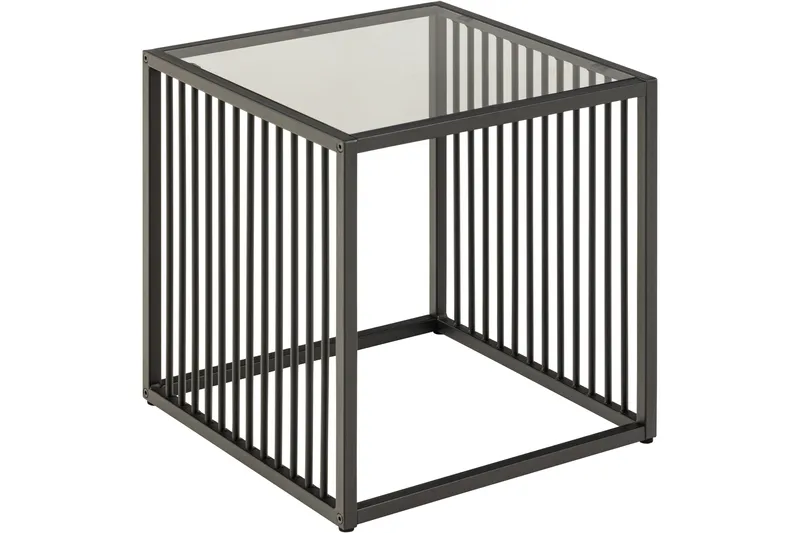 Saklani Sidebord 40x40 cm, Grå