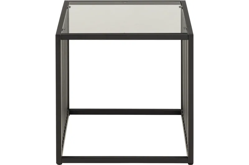 Saklani Sidebord 40x40 cm - Grå - Møbler - Borde - Aflastningsbord - Lampebord