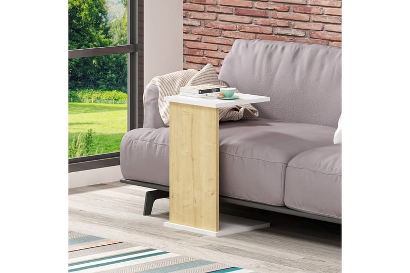 Sedem Sidebord 64 cm - Blå / hvid - Møbler - Borde - Aflastningsbord - Lampebord