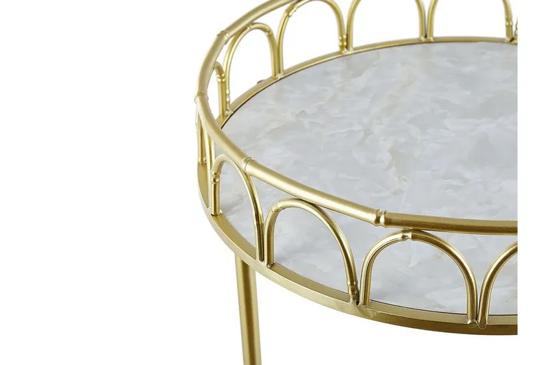 Shafter Serveringsvogn 48 cm - Guld - Møbler - Borde - Aflastningsbord - Lampebord