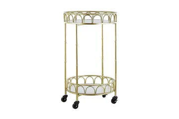 Shafter Serveringsvogn 48 cm - Guld - Møbler - Borde - Aflastningsbord - Lampebord