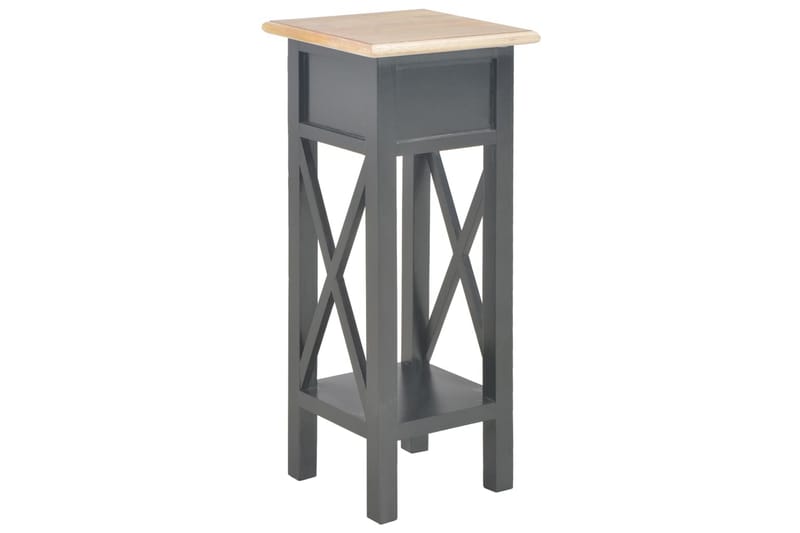 Sidebord 27 X 27 X 65,5 Cm Træ Sort - Sort - Møbler - Borde - Aflastningsbord - Lampebord