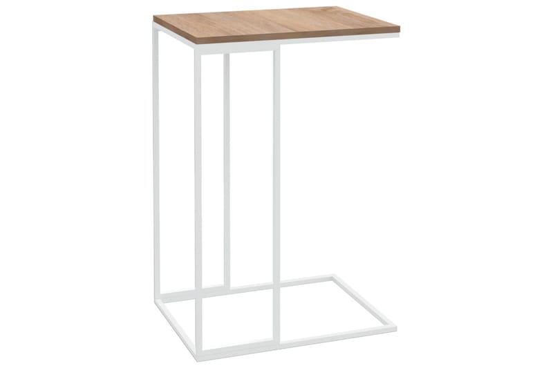 sidebord 40x30x59 cm spånplade hvid - Hvid - Møbler - Borde - Aflastningsbord - Lampebord