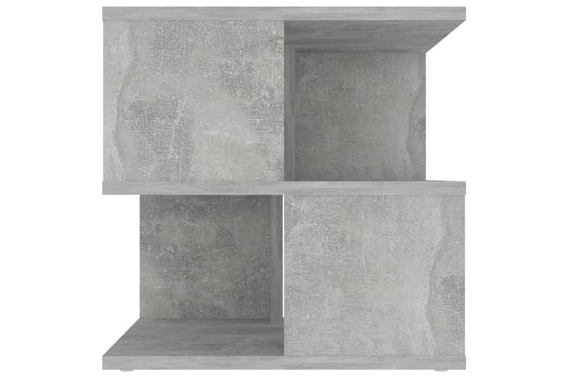 sidebord 40x40x40 cm spånplade betongrå - Grå - Lampebord - Bakkebord & små borde