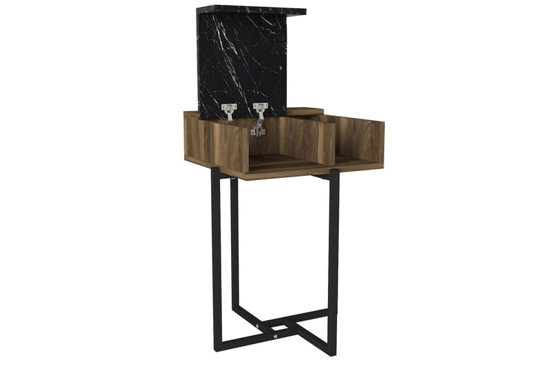 Sidebord 45 cm - Valnød - Lampebord - Bakkebord & små borde