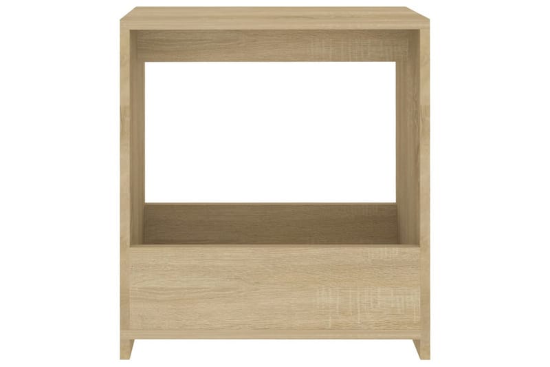 sidebord 50x26x50 cm spånplade sonoma-eg - Brun - Møbler - Borde - Aflastningsbord - Lampebord
