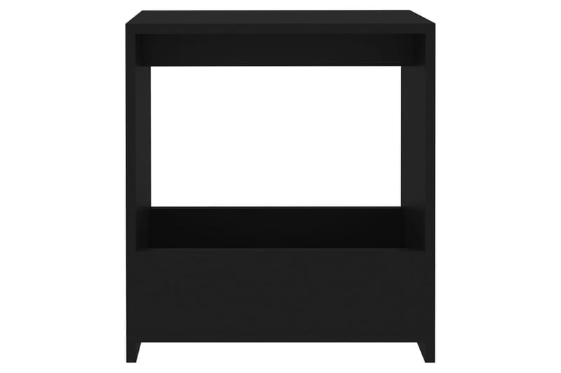 sidebord 50x26x50 cm spånplade sort - Sort - Møbler - Borde - Aflastningsbord - Lampebord