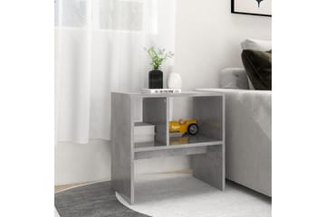 sidebord 50x30x50 cm spånplade betongrå - Grå - Møbler - Borde - Aflastningsbord - Lampebord