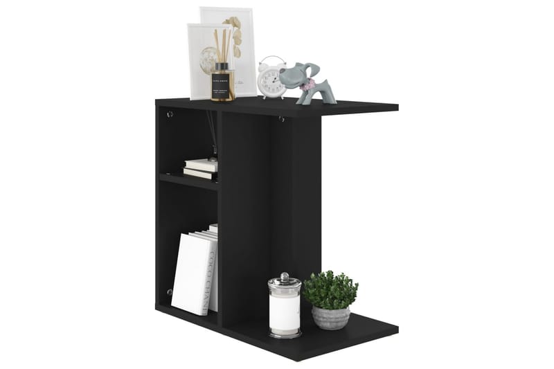 sidebord 50x30x50 cm spånplade sort - Sort - Møbler - Borde - Aflastningsbord - Lampebord