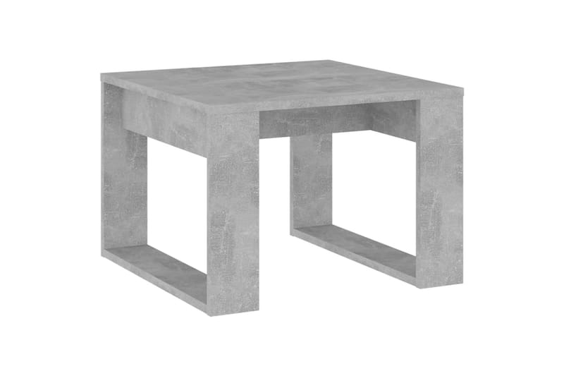 sidebord 50x50x35 cm spånplade betongrå - Grå - Møbler - Borde - Aflastningsbord - Lampebord