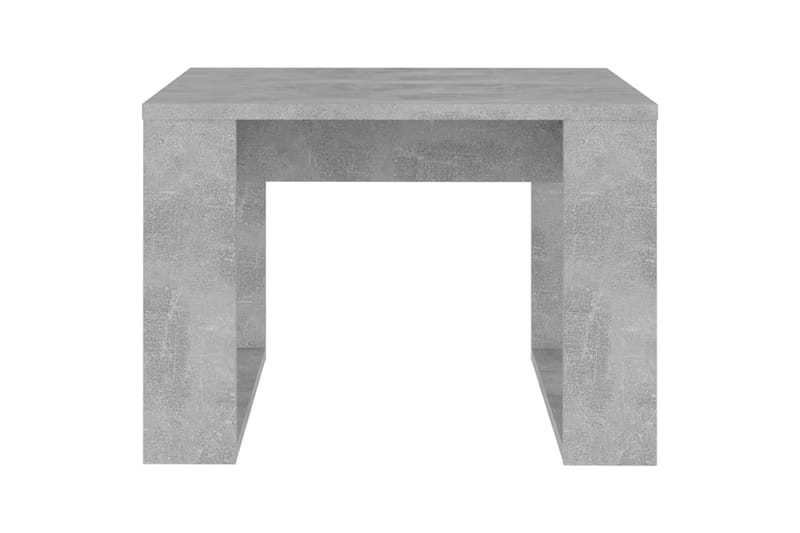 sidebord 50x50x35 cm spånplade betongrå - Grå - Møbler - Borde - Aflastningsbord - Lampebord