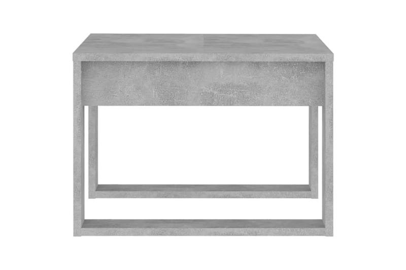 sidebord 50x50x35 cm spånplade betongrå - Grå - Møbler - Borde - Aflastningsbord - Lampebord