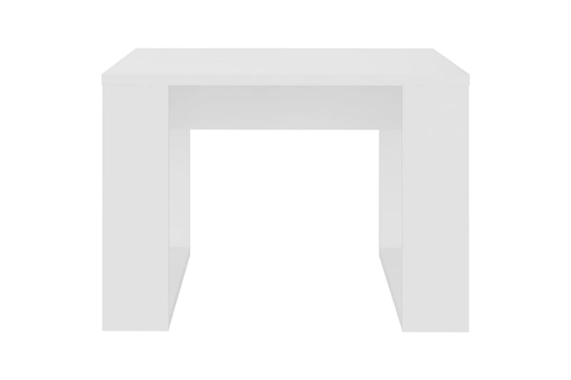 sidebord 50x50x35 cm spånplade hvid - Hvid - Møbler - Borde - Aflastningsbord - Lampebord