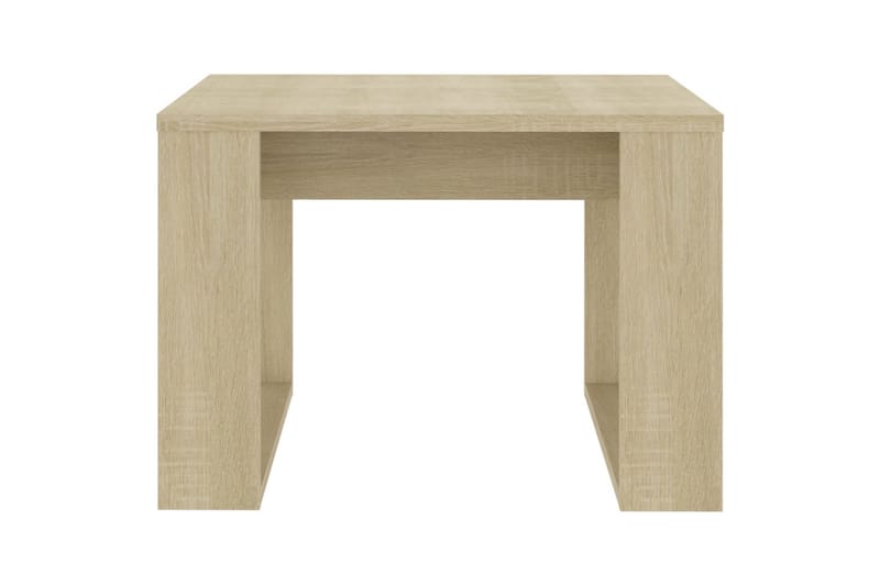 sidebord 50x50x35 cm spånplade sonoma-eg - Brun - Møbler - Borde - Aflastningsbord - Lampebord