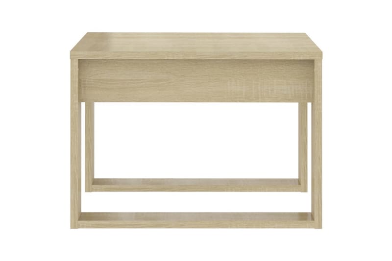 sidebord 50x50x35 cm spånplade sonoma-eg - Brun - Møbler - Borde - Aflastningsbord - Lampebord