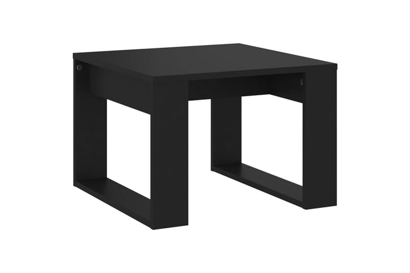sidebord 50x50x35 cm spånplade sort - Sort - Møbler - Borde - Aflastningsbord - Lampebord