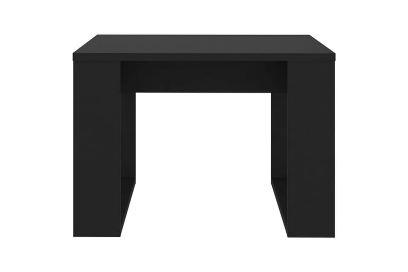 sidebord 50x50x35 cm spånplade sort - Sort - Møbler - Borde - Aflastningsbord - Lampebord