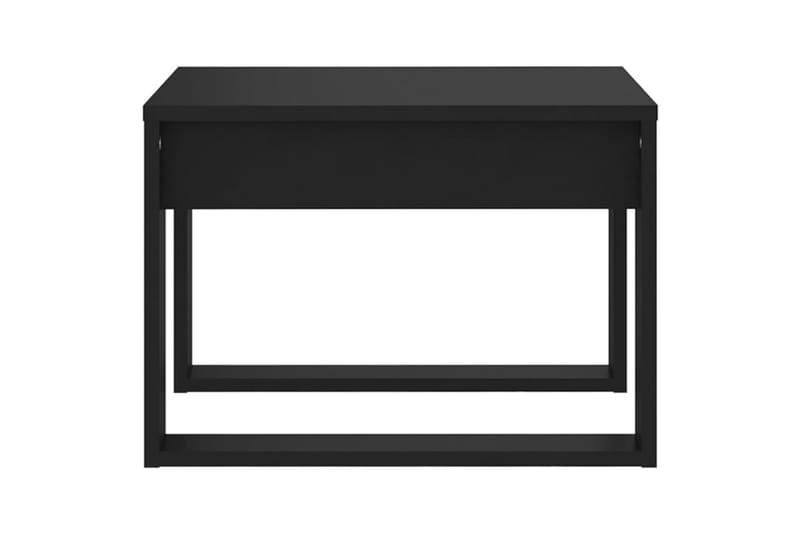 sidebord 50x50x35 cm spånplade sort - Sort - Møbler - Borde - Aflastningsbord - Lampebord