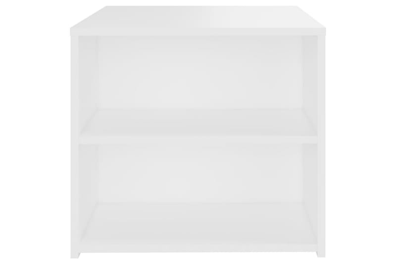 sidebord 50x50x45 cm spånplade hvid - Hvid - Lampebord - Bakkebord & små borde
